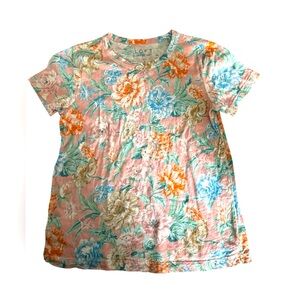 Loft Vintage Soft Tee Floral Print size small